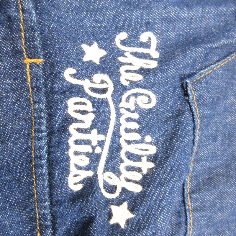 【中古】WACKOMARIA | ワコマリア マリア刺繍 GOD BLESS YOU その他トップス ネイビー サイズ:M
