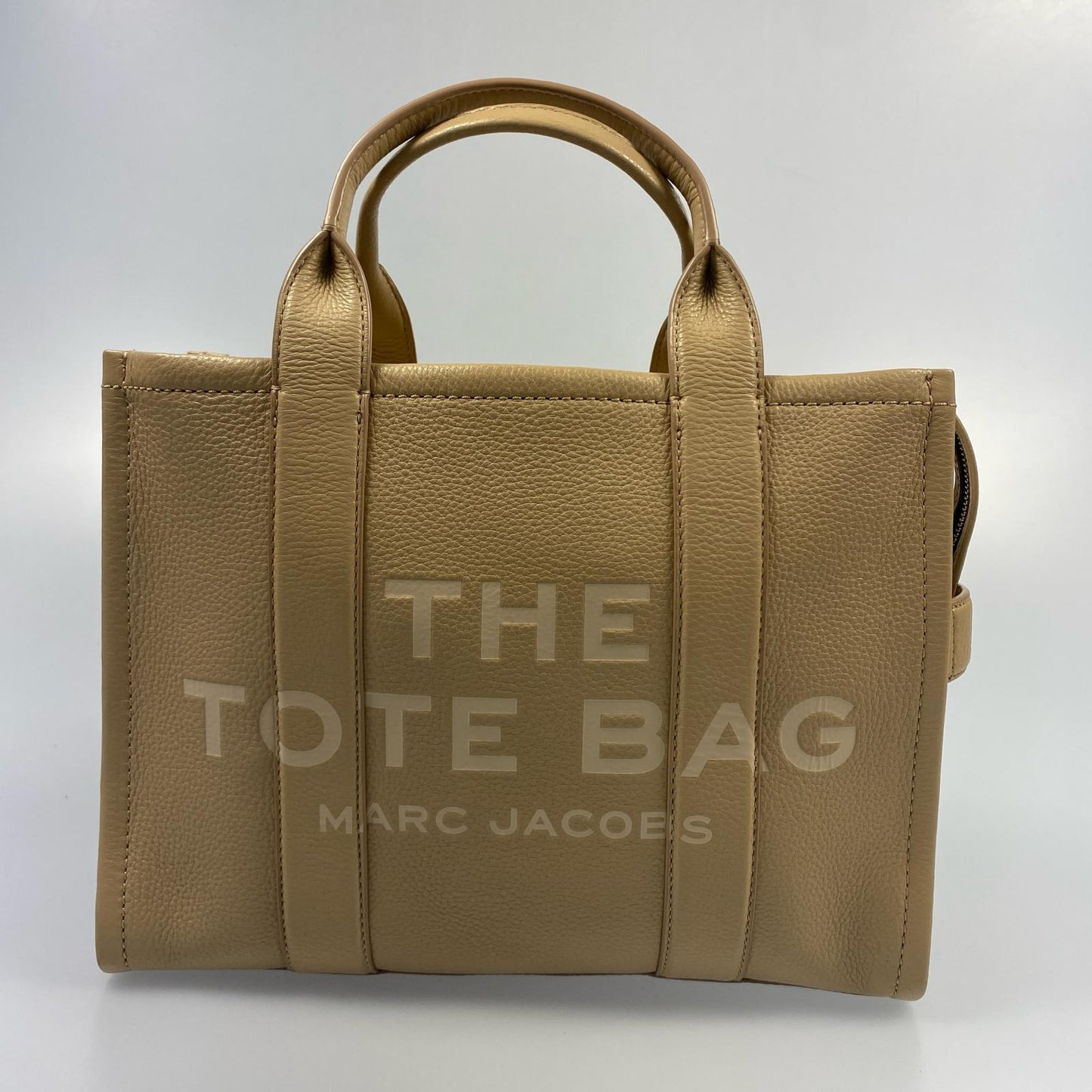 【中古】MARC JACOBS | マークジェイコブス THE LEATHER MEDIUM TOTE BAG その他バッグ H004L01PF21 ショルダー欠品 ベージュ