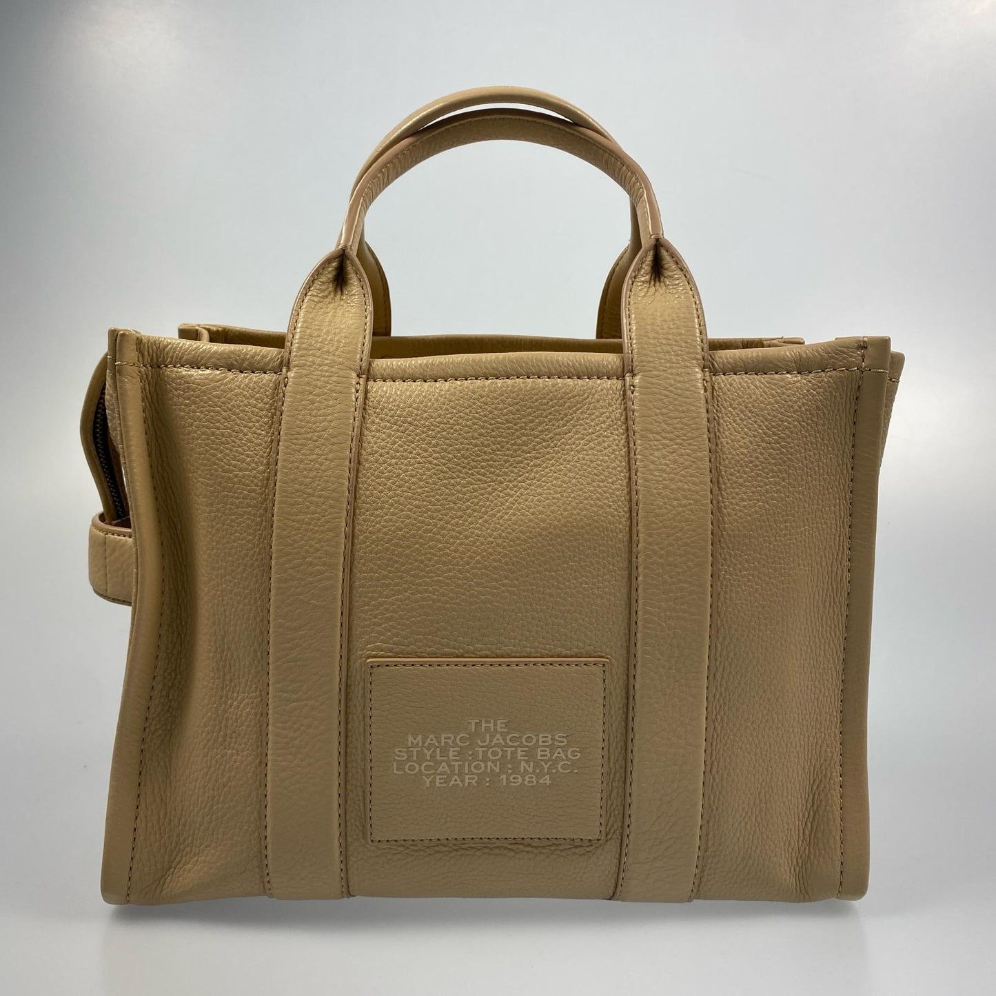 【中古】MARC JACOBS | マークジェイコブス THE LEATHER MEDIUM TOTE BAG その他バッグ H004L01PF21 ショルダー欠品 ベージュ