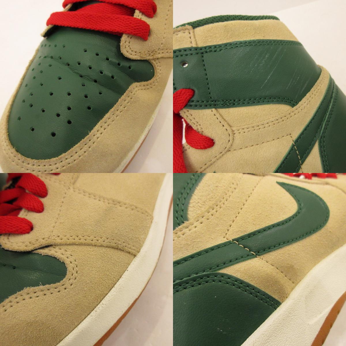 【中古】NIKE | ナイキ AIR JORDAN 1.5 RETRO HIGH スニーカー 768861-206 グリーン 27cm