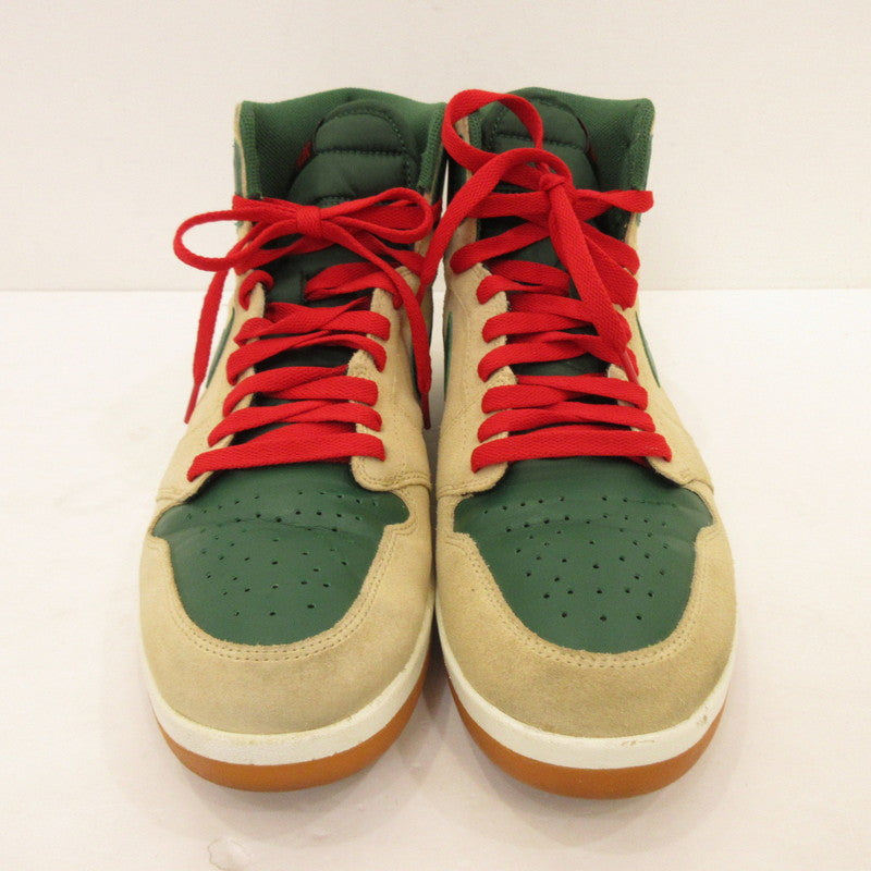 【中古】NIKE | ナイキ AIR JORDAN 1.5 RETRO HIGH スニーカー 768861-206 グリーン 27cm