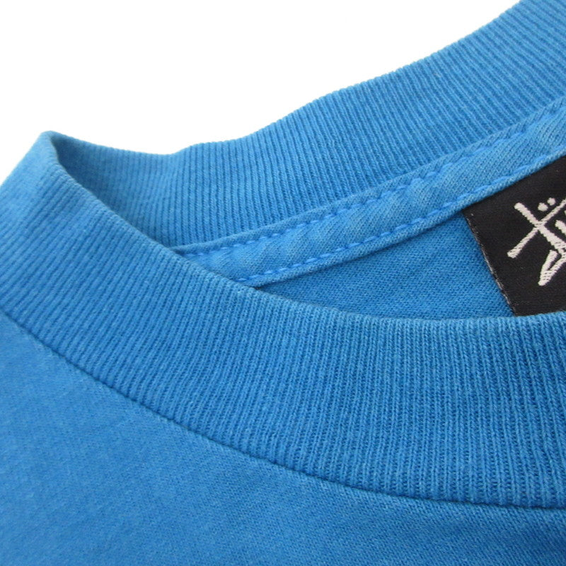 【中古】STUSSY | ステューシー サーフマン 半袖Tシャツ ブルー サイズ:L