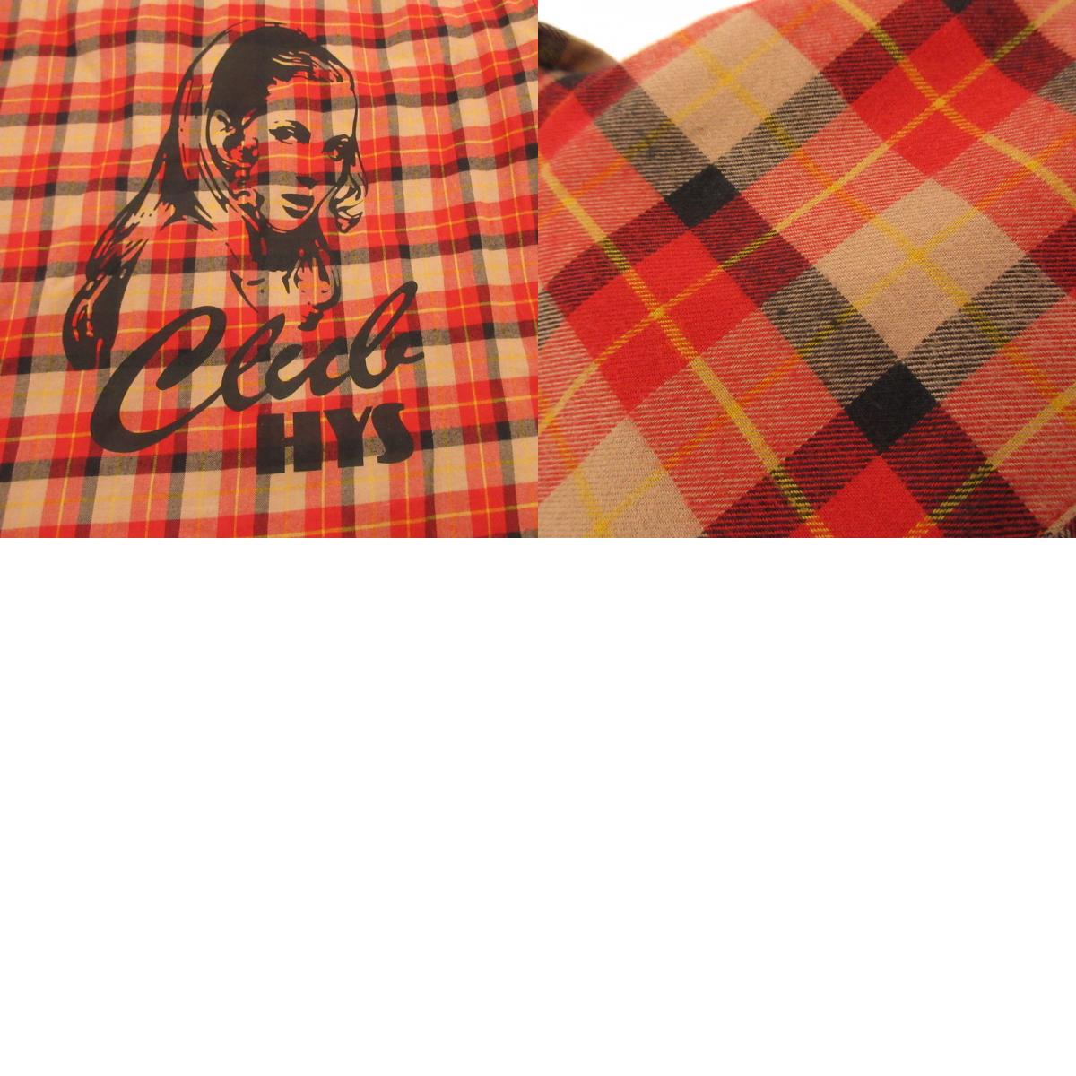 【中古】HYSTERIC GLAMOUR | ヒステリックグラマー CLUB HYSTERIC オープンカラーシャツ 長袖シャツ 02243AH03 サイズ:XL
