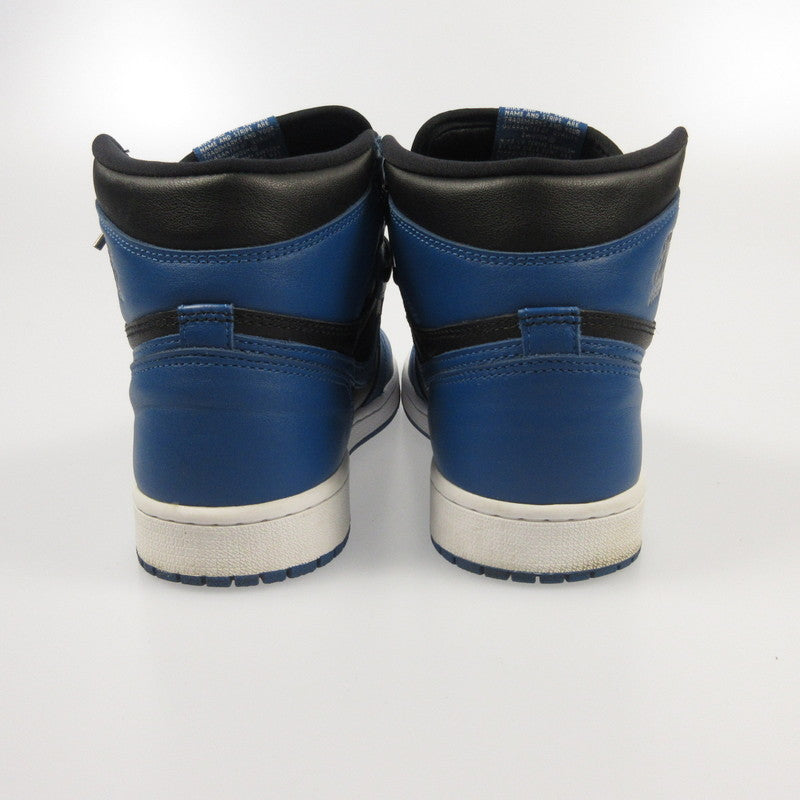 【中古】NIKE | ナイキ AIR JORDAN 1 RETRO HIGH OG Dark Marina Blue スニーカー 555088-404 ブルー 26.5cm