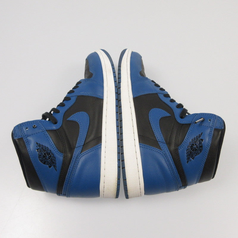 【中古】NIKE | ナイキ AIR JORDAN 1 RETRO HIGH OG Dark Marina Blue スニーカー 555088-404 ブルー 26.5cm