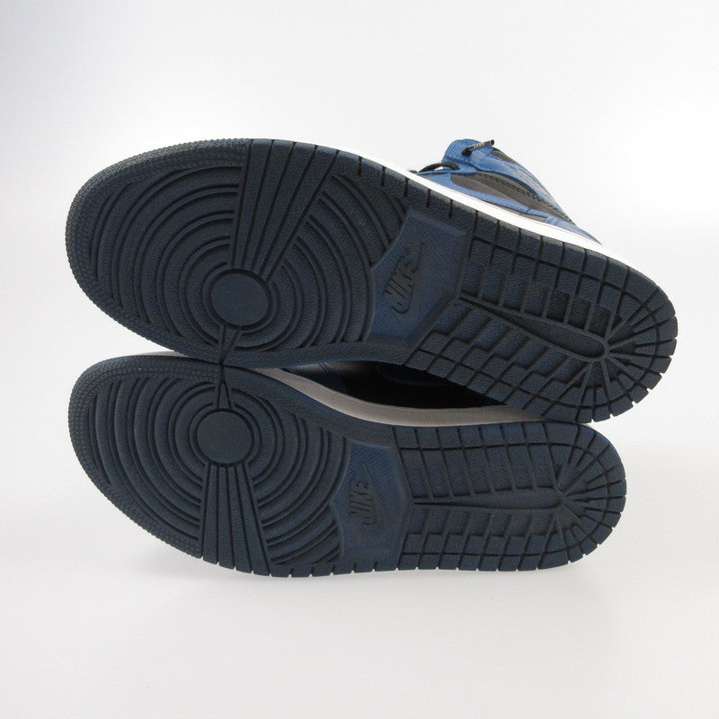 【中古】NIKE | ナイキ AIR JORDAN 1 RETRO HIGH OG Dark Marina Blue スニーカー 555088-404 ブルー 26.5cm