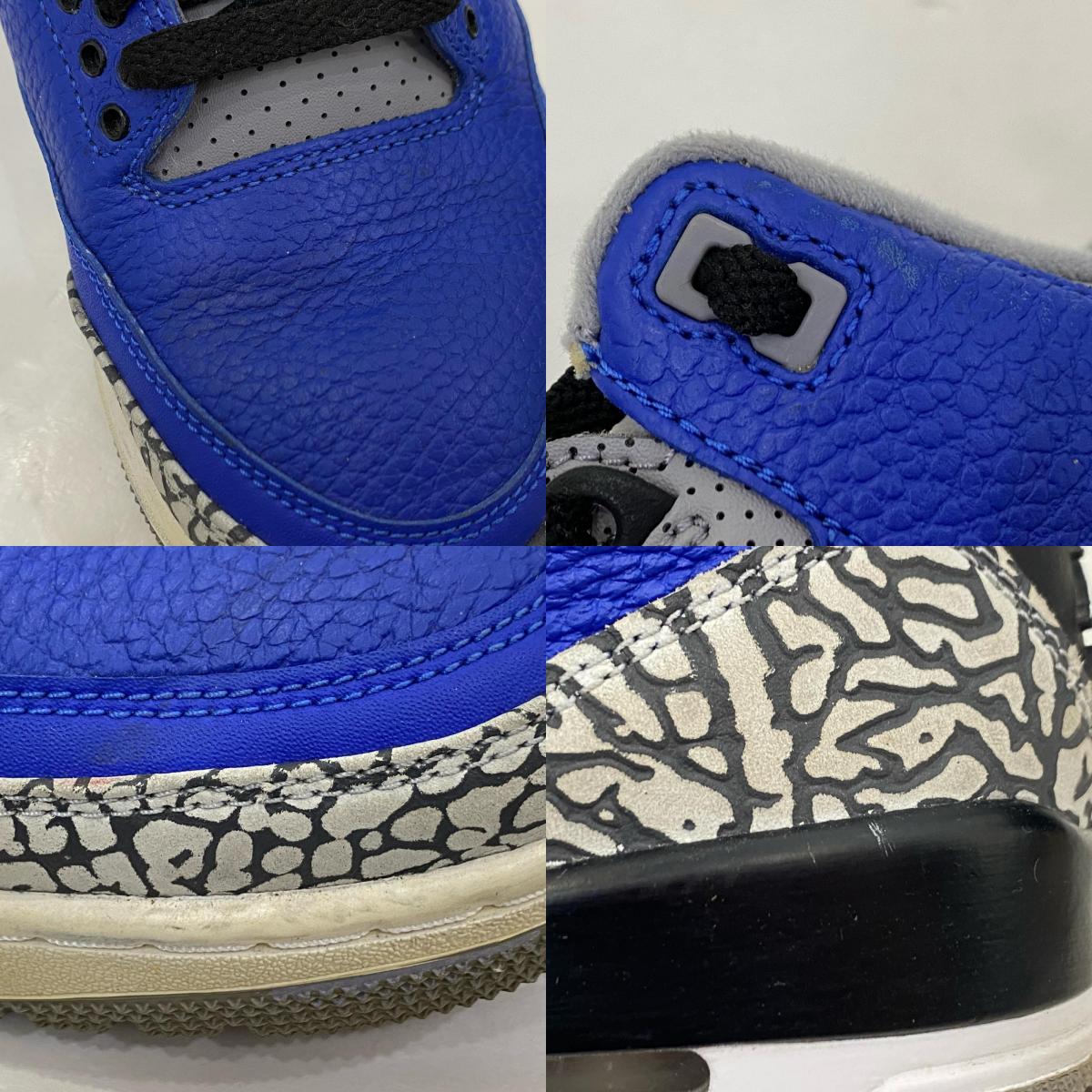 【中古】NIKE | ナイキ AIR JORDAN 3 RETRO スニーカー CT8532-400 2020S/S 26.0cm ブルー 26cm