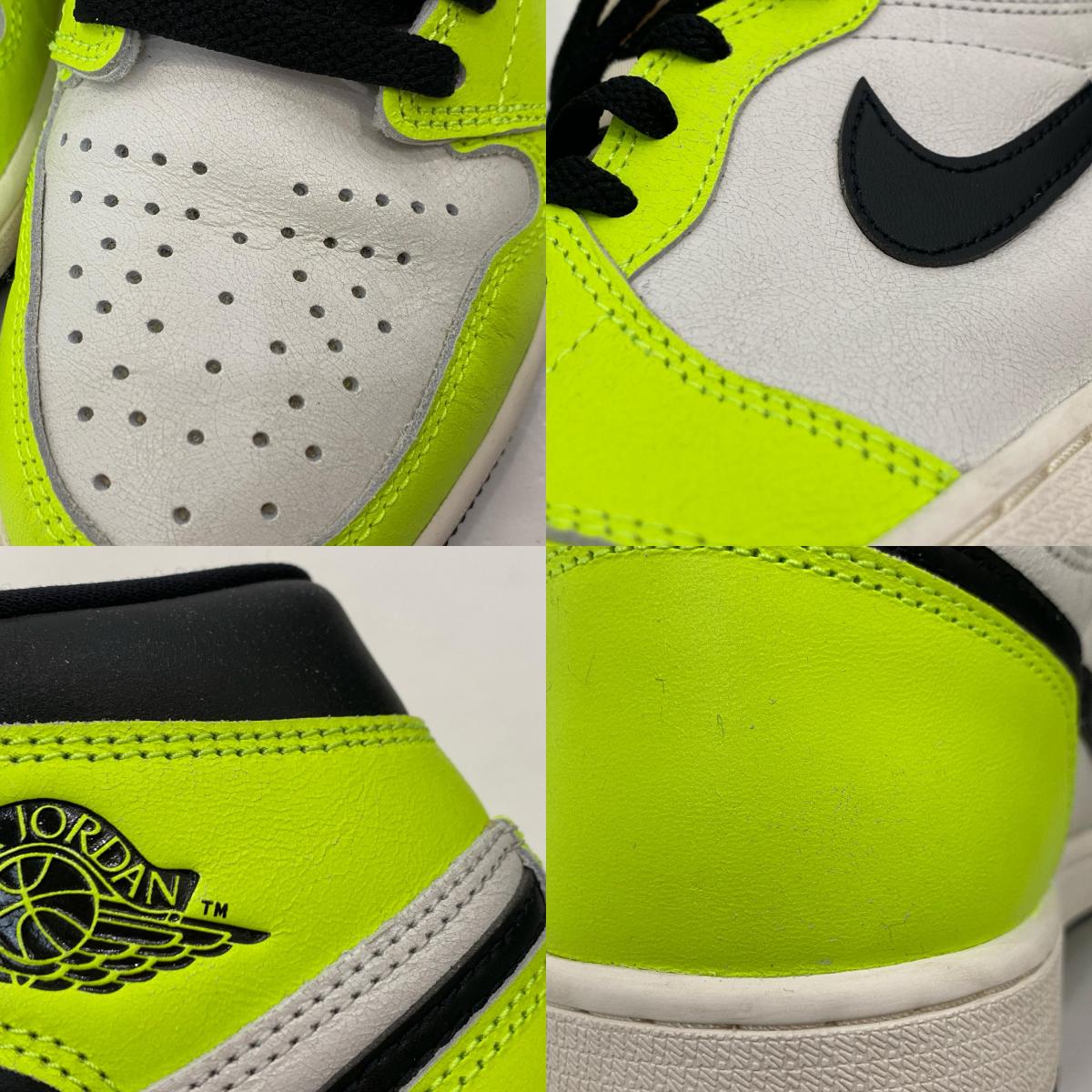 【中古】NIKE | ナイキ Air Jordan 1 High OG Volt/Visionaire スニーカー 555088-702 2022S/S 26.5cm ライトグリーン 26.5cm
