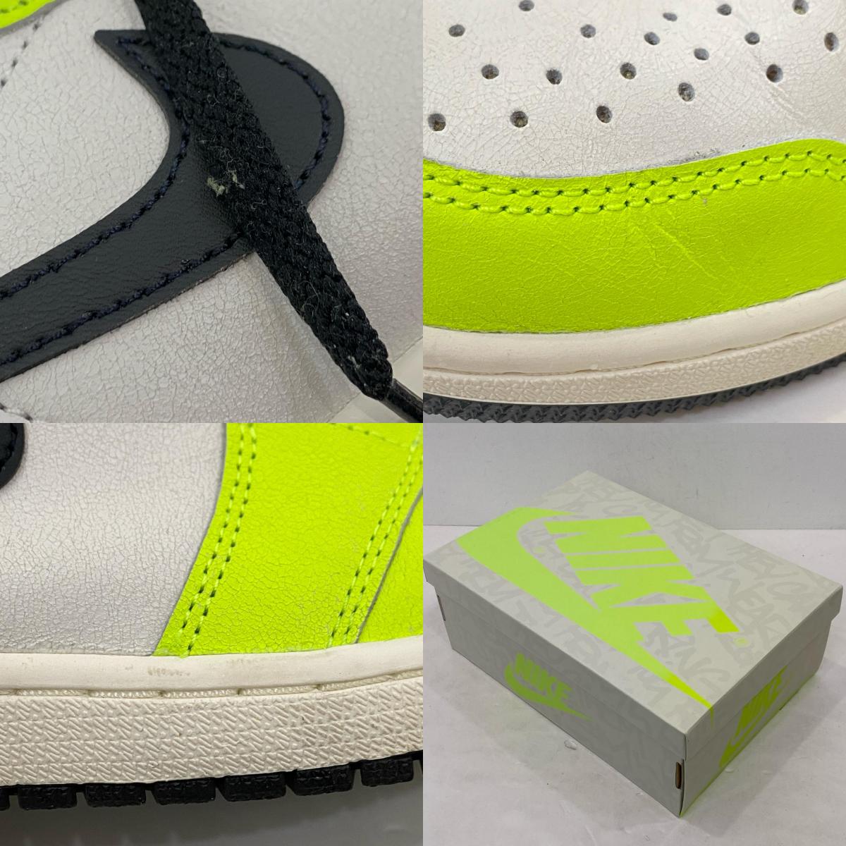 【中古】NIKE | ナイキ Air Jordan 1 High OG Volt/Visionaire スニーカー 555088-702 2022S/S 26.5cm ライトグリーン 26.5cm