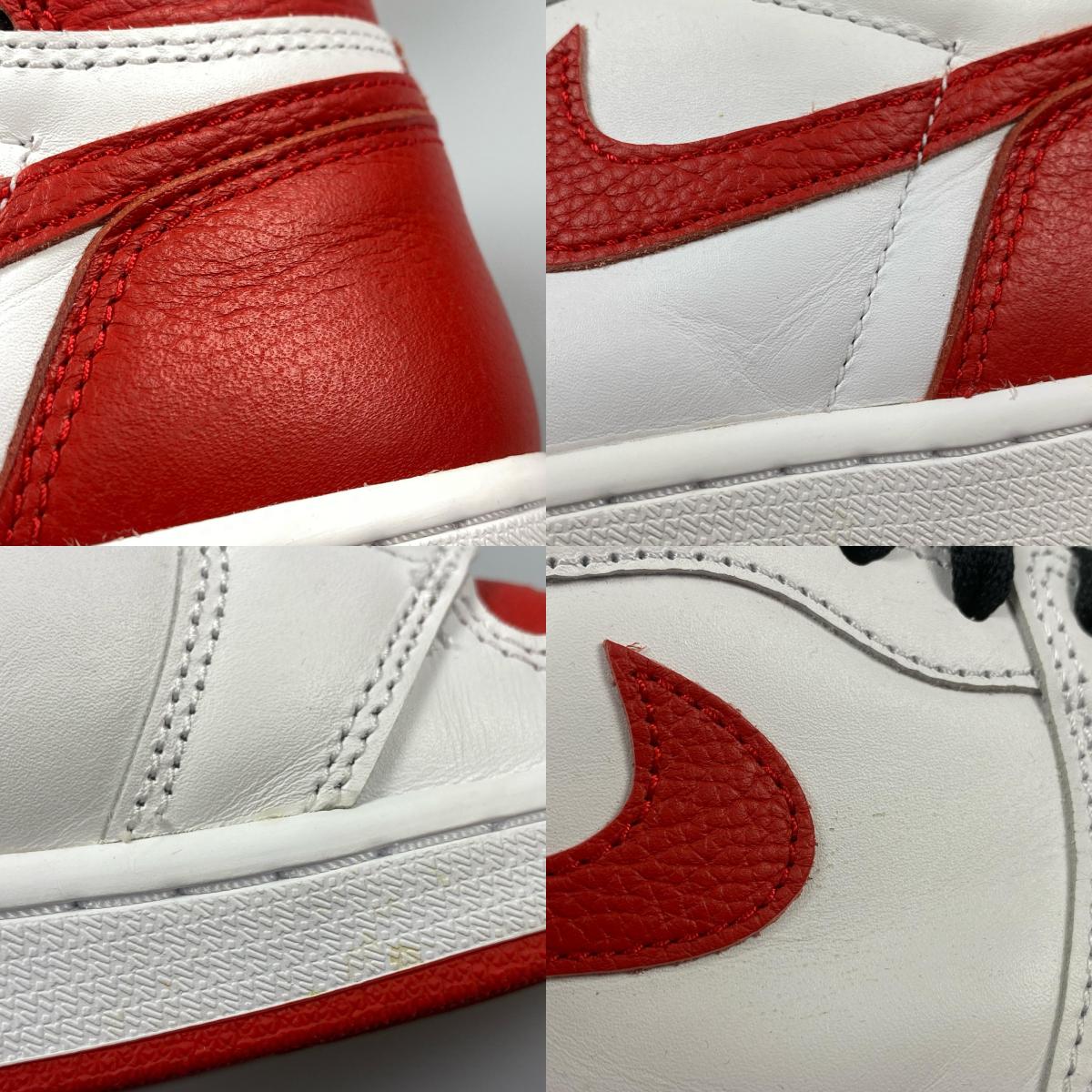 【中古】NIKE | ナイキ AIR JORDAN 1 RETRO HIGH OG HERITAGE スニーカー 555088-161 2022S/S 26.5cm ホワイト 26.5cm