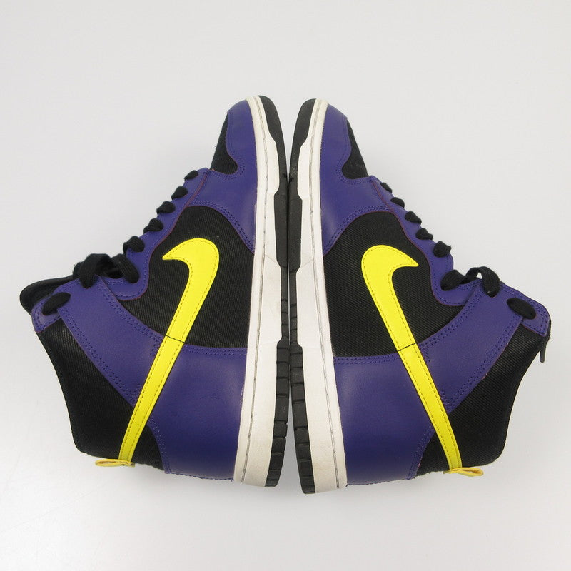 【中古】NIKE | ナイキ DUNK HIGH EMB スニーカー DH0642-001 パープル 26.5cm
