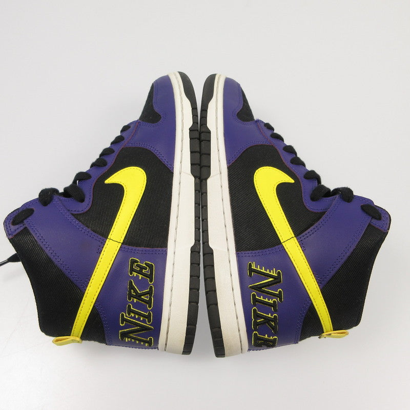 【中古】NIKE | ナイキ DUNK HIGH EMB スニーカー DH0642-001 パープル 26.5cm