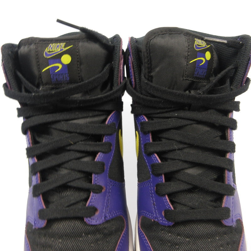 【中古】NIKE | ナイキ DUNK HIGH EMB スニーカー DH0642-001 パープル 26.5cm