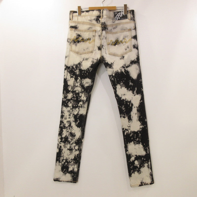【中古】LEFLAH | レフラー ブリーチスキニーデニム デニムパンツ サイズ:XXL