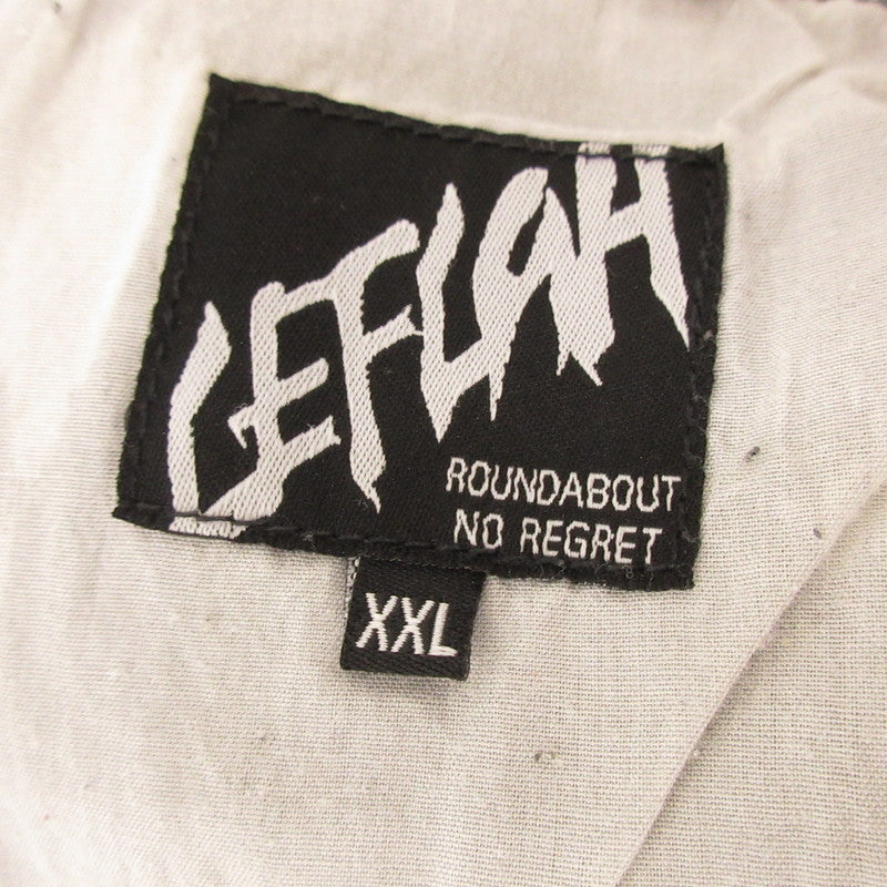 【中古】LEFLAH | レフラー ブリーチスキニーデニム デニムパンツ サイズ:XXL