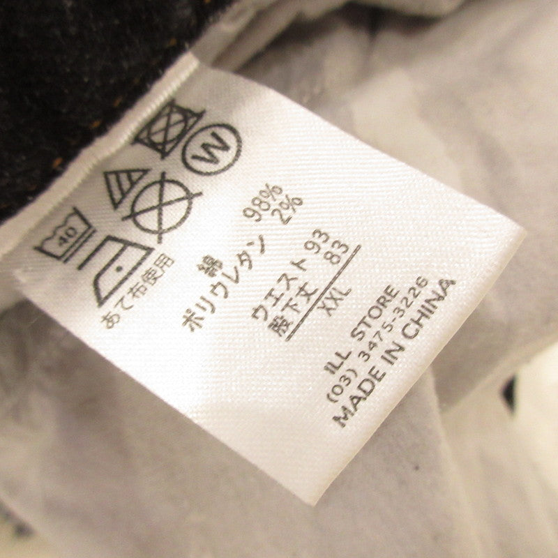 【中古】LEFLAH | レフラー ブリーチスキニーデニム デニムパンツ サイズ:XXL