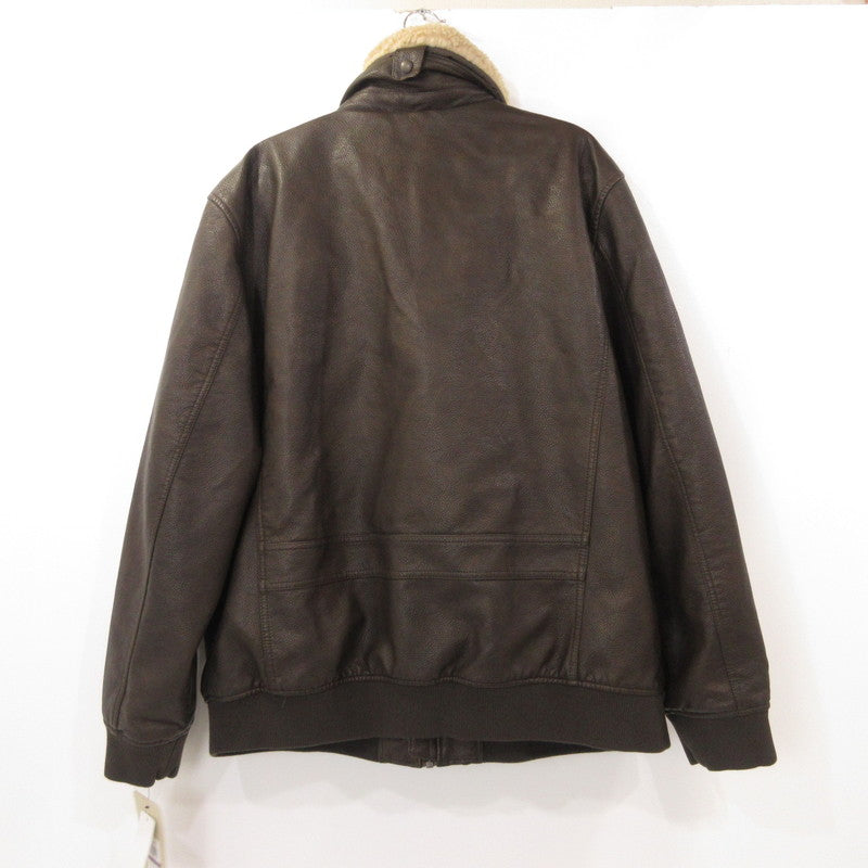 【中古】Levi's | リーバイス FAUX LEATHER JACKET レザー LM3RU804 ブラウン サイズ:XXL