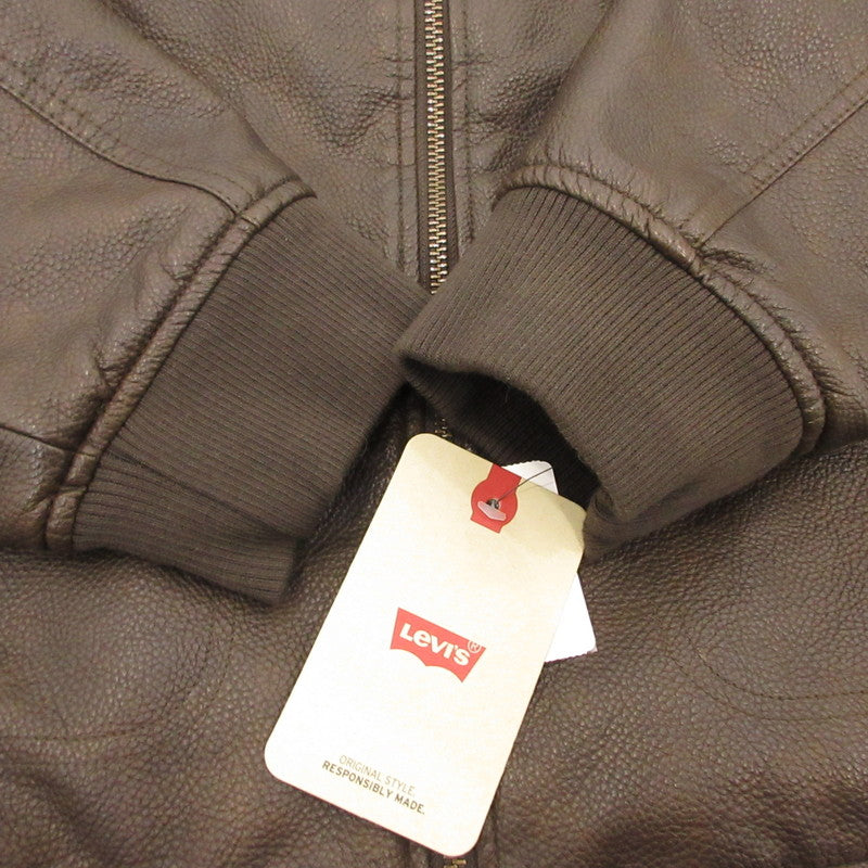 【中古】Levi's | リーバイス FAUX LEATHER JACKET レザー LM3RU804 ブラウン サイズ:XXL