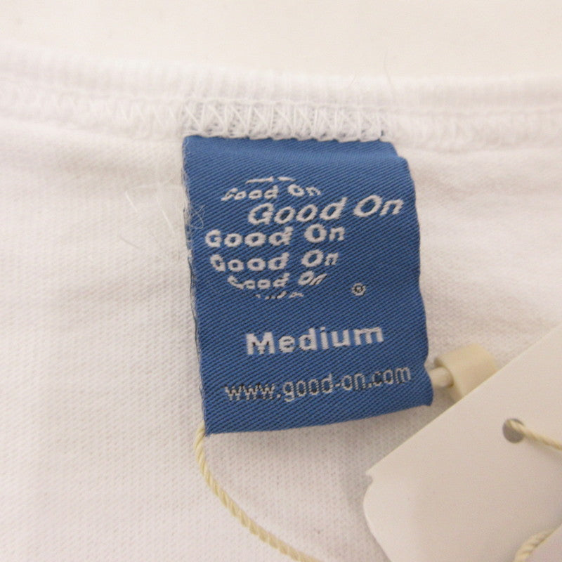 【中古】Good On | グッドオン ワンボタンベースボールTシャツ 半袖Tシャツ GOLT1505C ホワイト サイズ:M