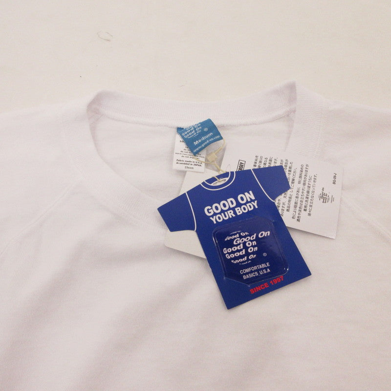 【中古】Good On | グッドオン ベースボールTシャツ 半袖Tシャツ GOLT-601 ホワイト サイズ:M