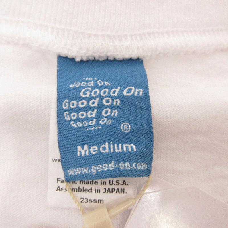 【中古】Good On | グッドオン ベースボールTシャツ 半袖Tシャツ GOLT-601 ホワイト サイズ:M