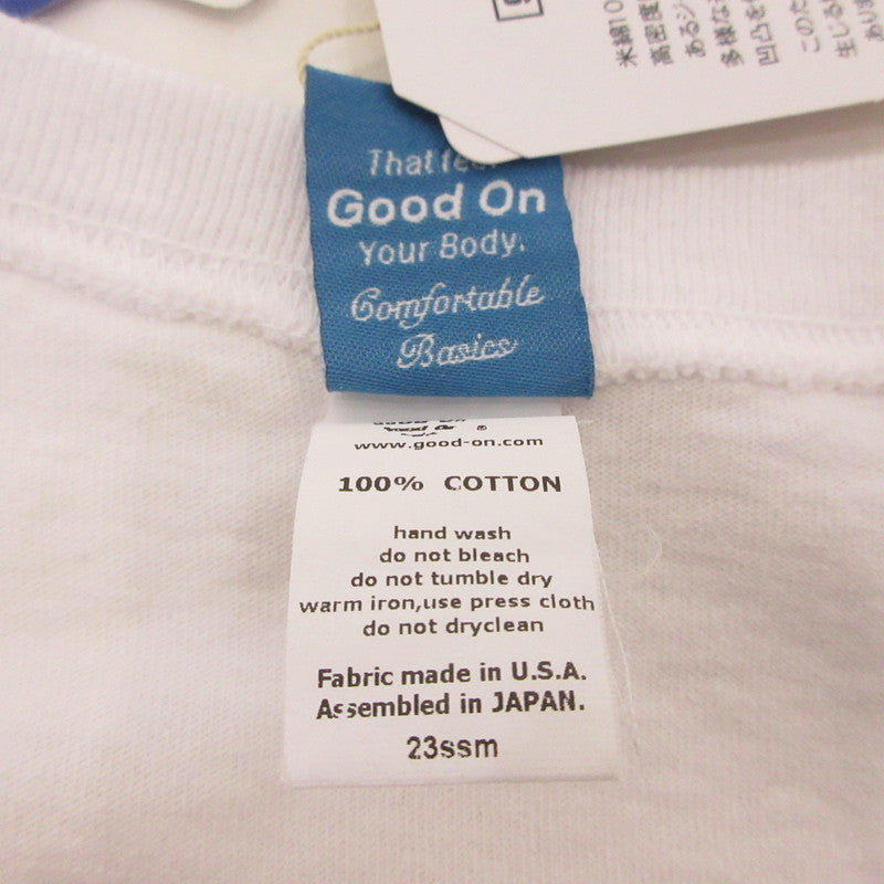 【中古】Good On | グッドオン ベースボールTシャツ 半袖Tシャツ GOLT-601 ホワイト サイズ:M