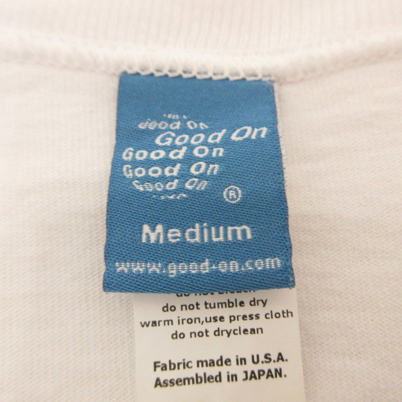 【中古】Good On | グッドオン ベースボールTシャツ 半袖Tシャツ GOLT-601 ホワイト サイズ:M