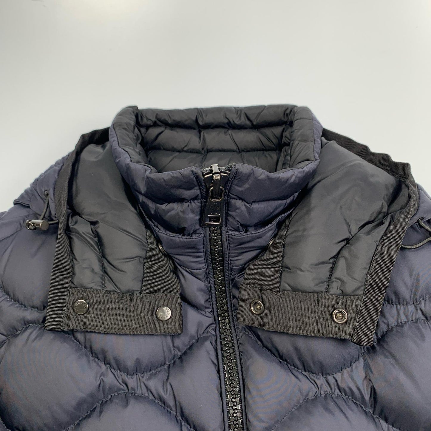 【中古】MONCLER | モンクレール MORANDIERES ダウンジャケット D20914131805 国内正規品 2018A/W サイズ:0 ネイビー
