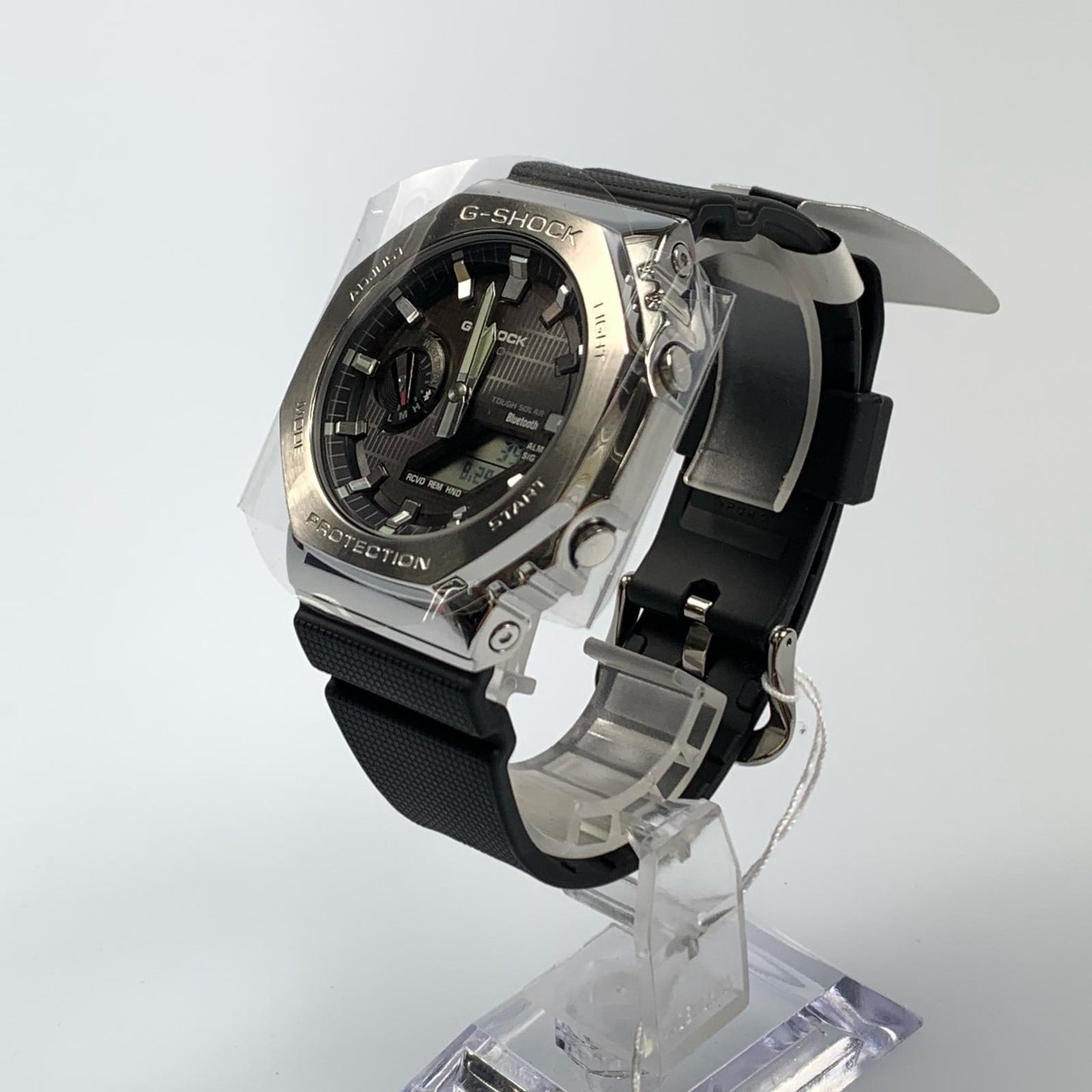 【中古】G-SHOCK | ジーショック Metal Coverd 腕時計 GBM-2100-1AJF シルバー