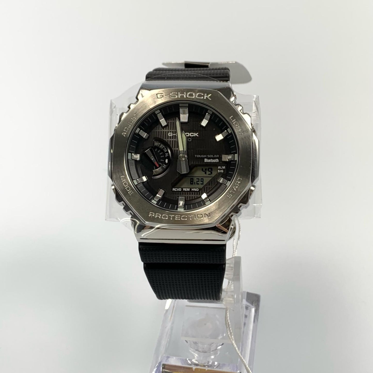 【中古】G-SHOCK | ジーショック Metal Coverd 腕時計 GBM-2100-1AJF シルバー