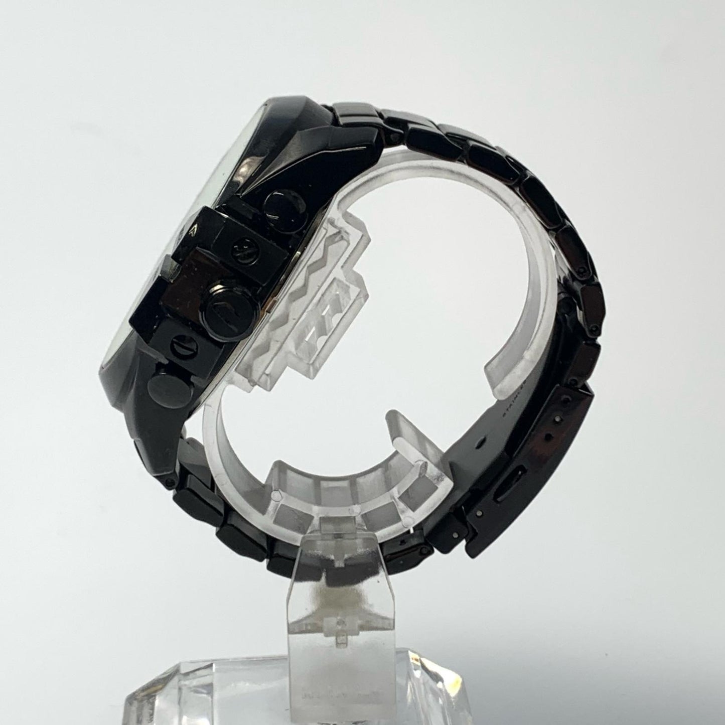 【中古】DIESEL | ディーゼル MEGA CHIEF 腕時計 DZ-4318 アナログクォーツ ブラック