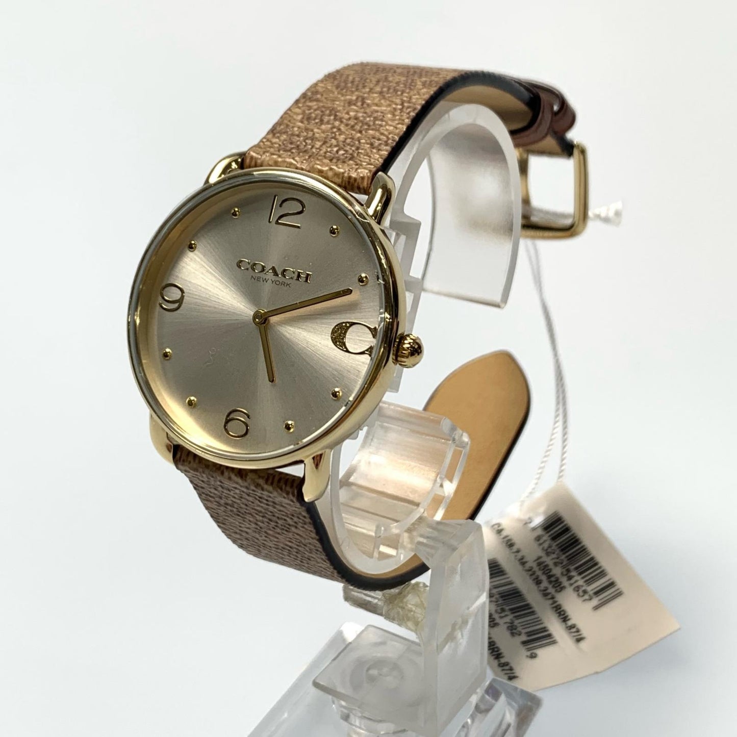 【中古】COACH | コーチ ELLIOT 腕時計 14504205 アナログクォーツ ゴールド