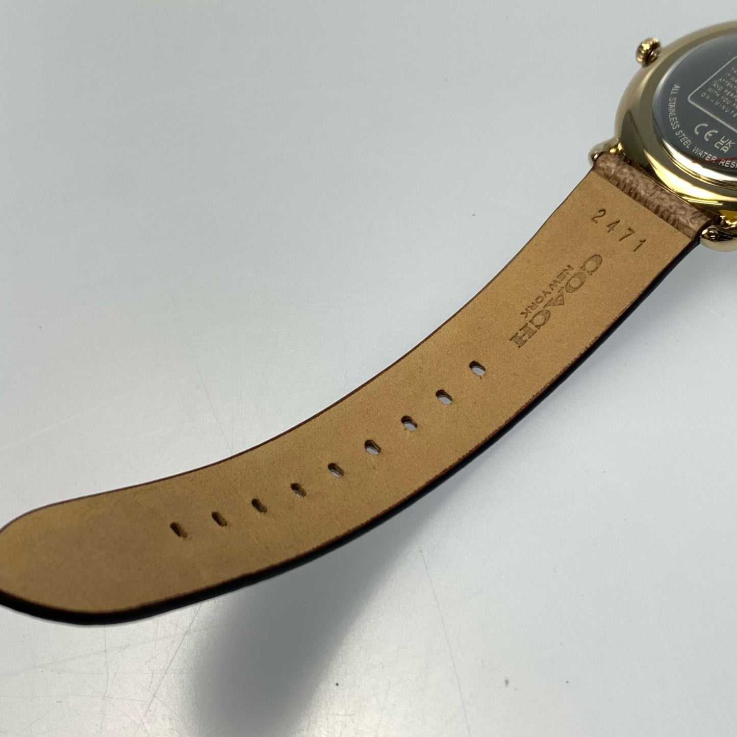 【中古】COACH | コーチ ELLIOT 腕時計 14504205 アナログクォーツ ゴールド