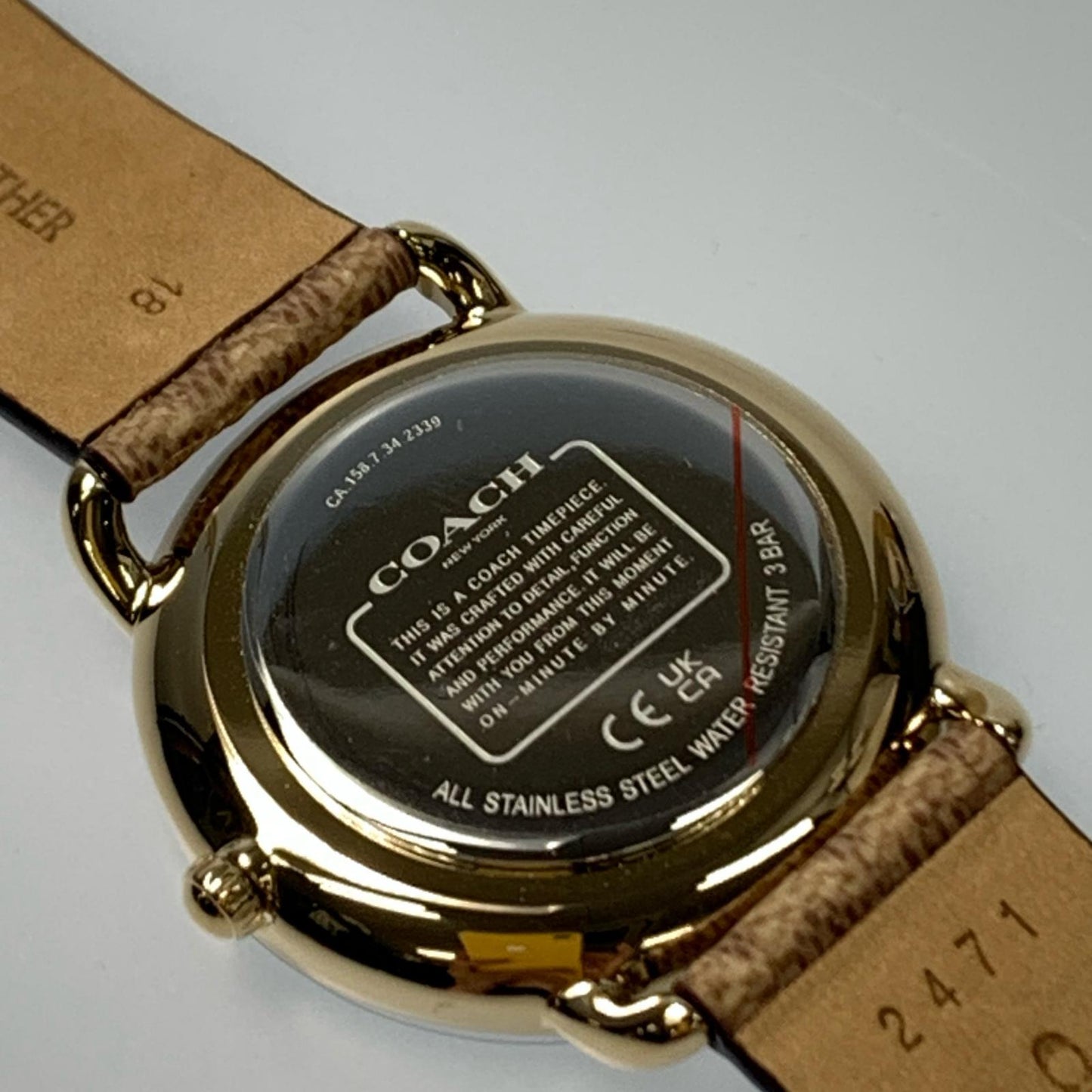 【中古】COACH | コーチ ELLIOT 腕時計 14504205 アナログクォーツ ゴールド