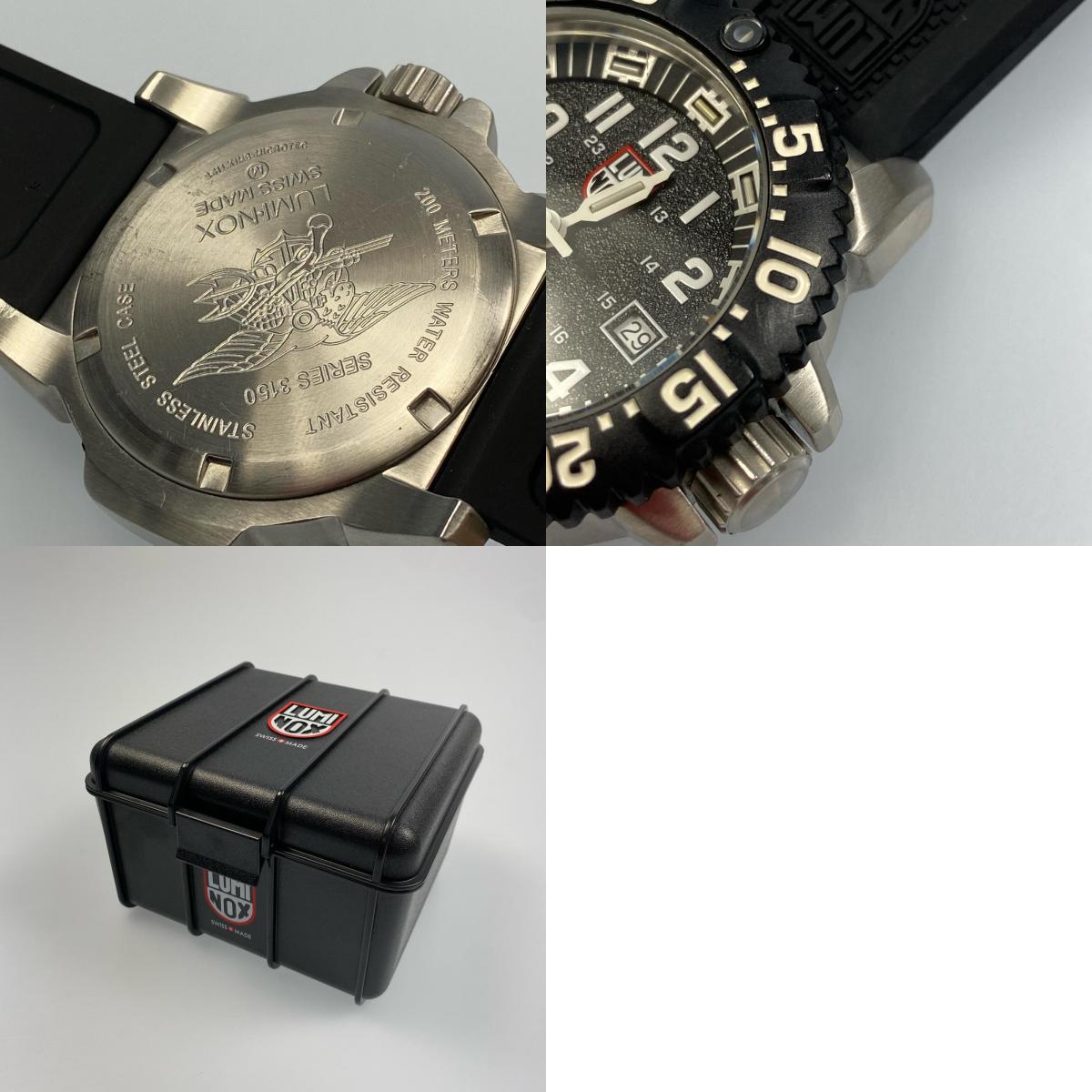【中古】LUMINOX | ルミノックス NAVY SEAL COLORMARK 3150 SERIES 腕時計 シルバー