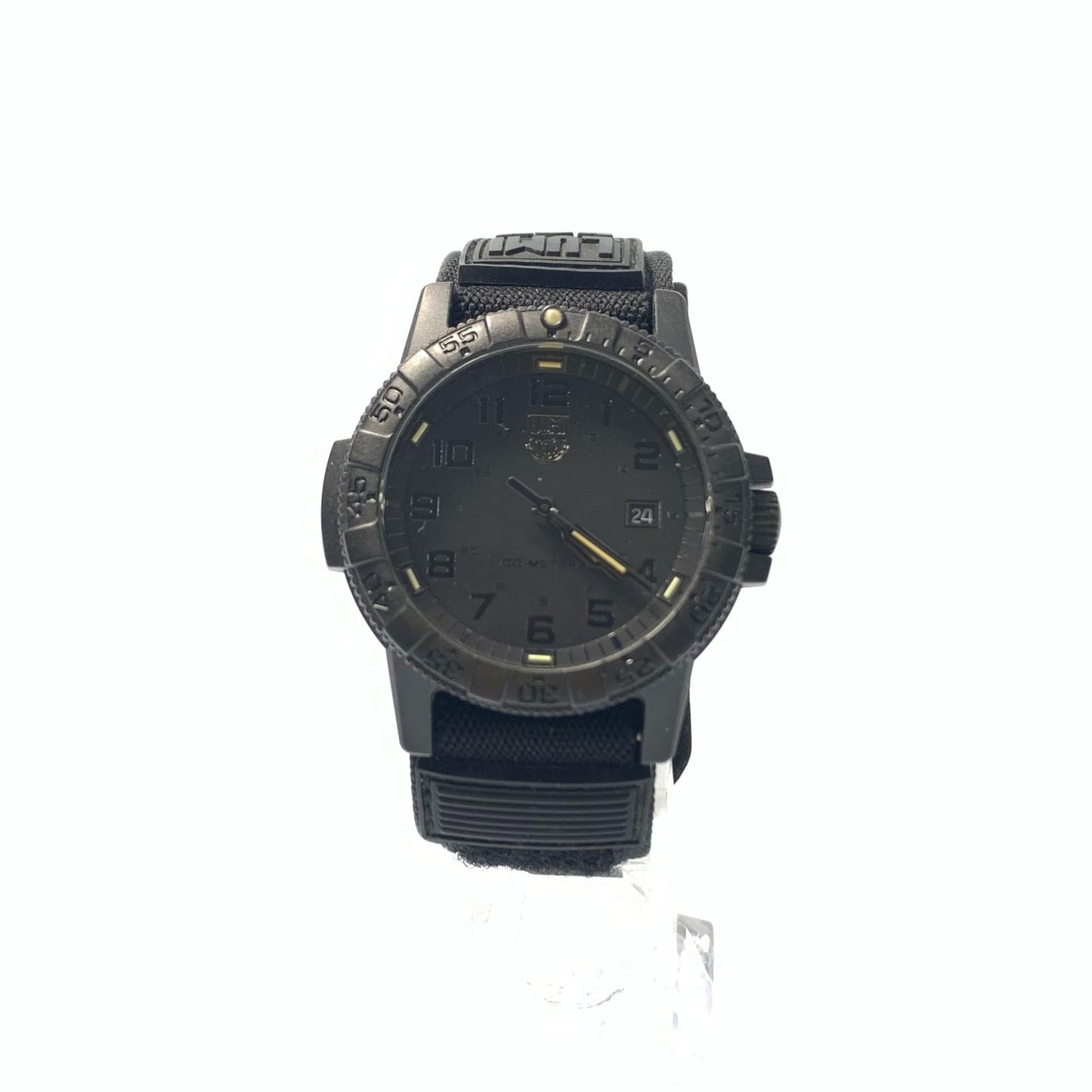 【中古】LUMINOX | ルミノックス LEATHERBACK SEA TURTLE GIANT 0320 SERIES 腕時計 アナログクォーツ ブラック