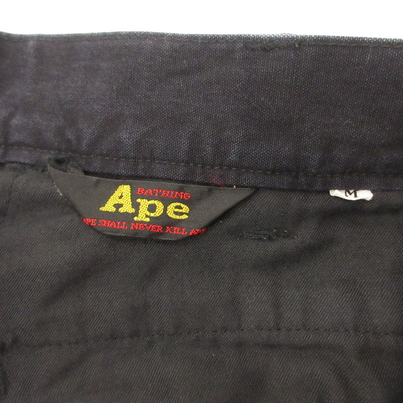 【中古】A BATHING APE | アベイシングエイプ パンツ 年式:90-00s 三角タグ ネイビー サイズ:M
