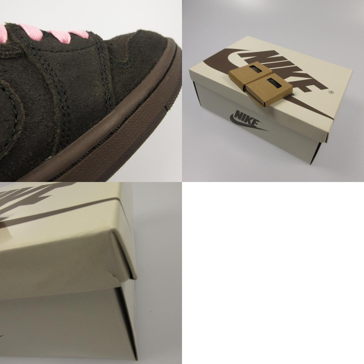 【中古】NIKE | ナイキ AIR JORDAN 1 LOW OG VELVET BROWN スニーカー DM7866-202 ブラウン 26.5cm