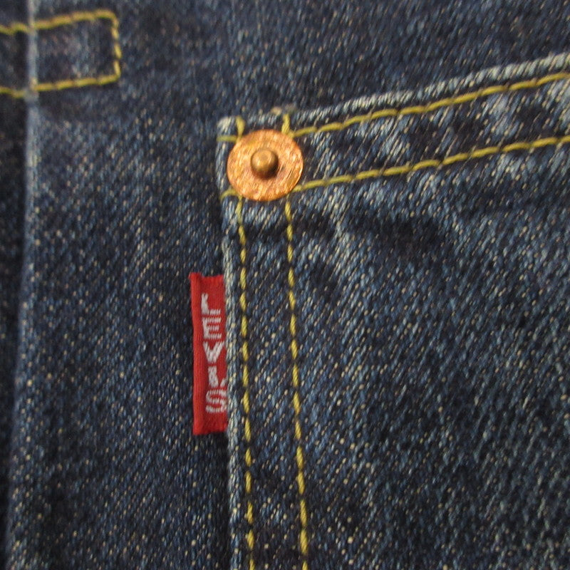 【中古】Levi's VintageClothing | リーバイスヴィンテージクロージング 1st大戦モデル復刻 デニム 71506-XX 赤耳 ビッグE 4つボタン 年式:1998年製 ネイビー サイズ:36