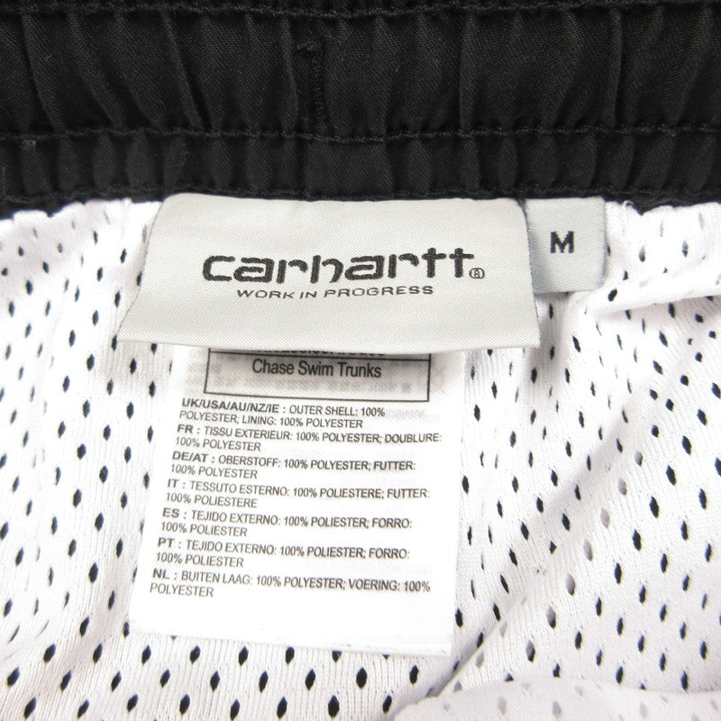 【中古】Carhartt WIP | カーハートダブリューアイピー CHASE SWIM TRUNKS ショートパンツ I026235 ブラック サイズ:M