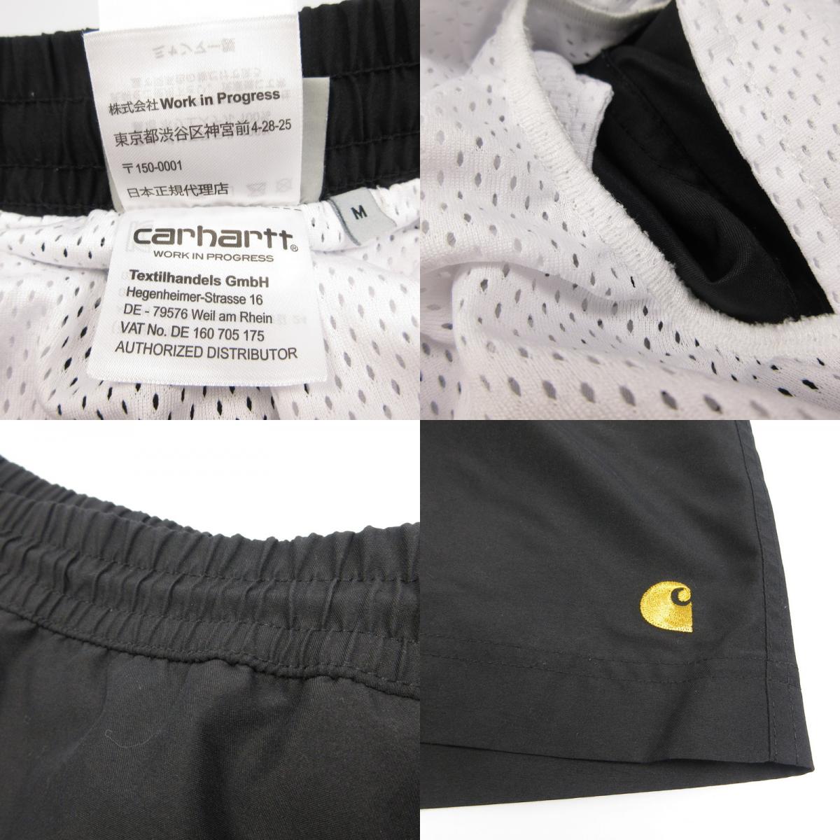 【中古】Carhartt WIP | カーハートダブリューアイピー CHASE SWIM TRUNKS ショートパンツ I026235 ブラック サイズ:M