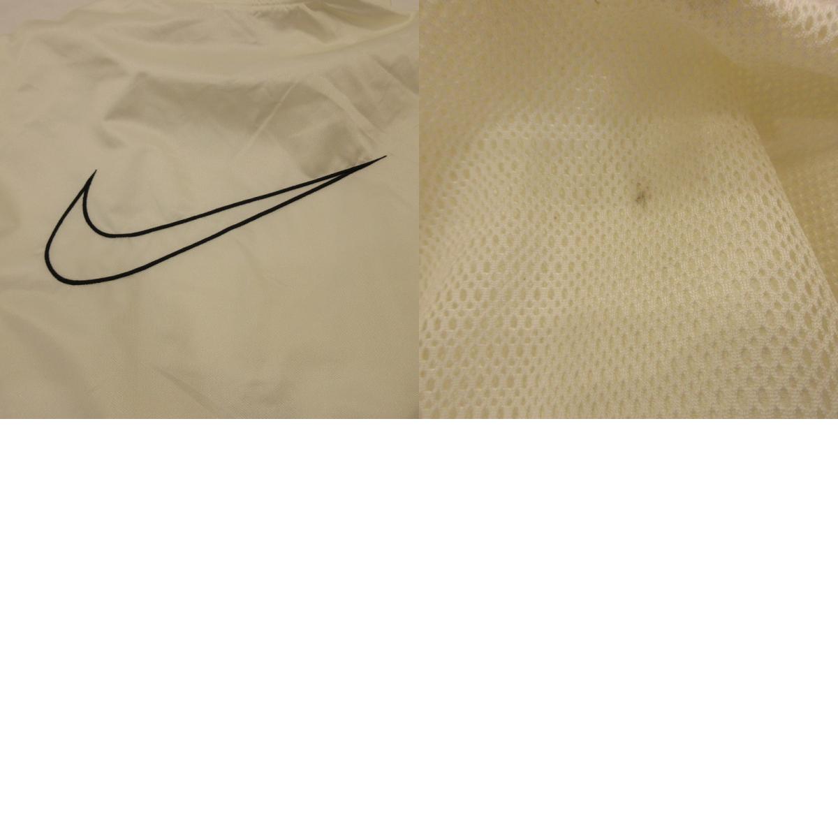【中古】NIKE | ナイキ ハーフジップアノラック ナイロンジャケット 年式:90S ホワイト サイズ:M