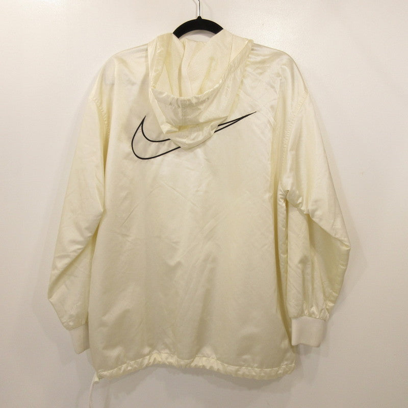 【中古】NIKE | ナイキ ハーフジップアノラック ナイロンジャケット 年式:90S ホワイト サイズ:M