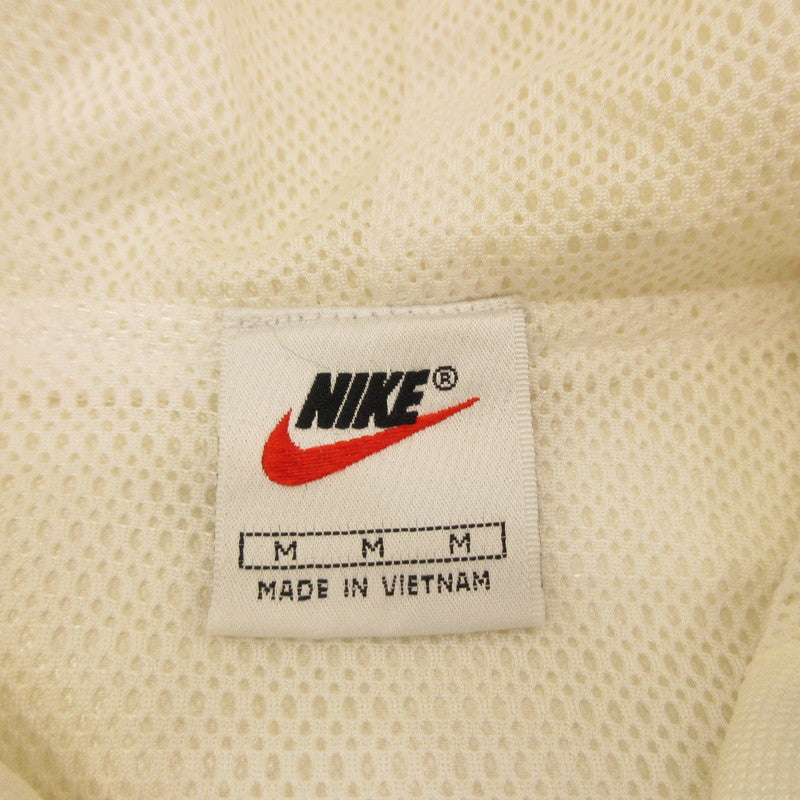 【中古】NIKE | ナイキ ハーフジップアノラック ナイロンジャケット 年式:90S ホワイト サイズ:M