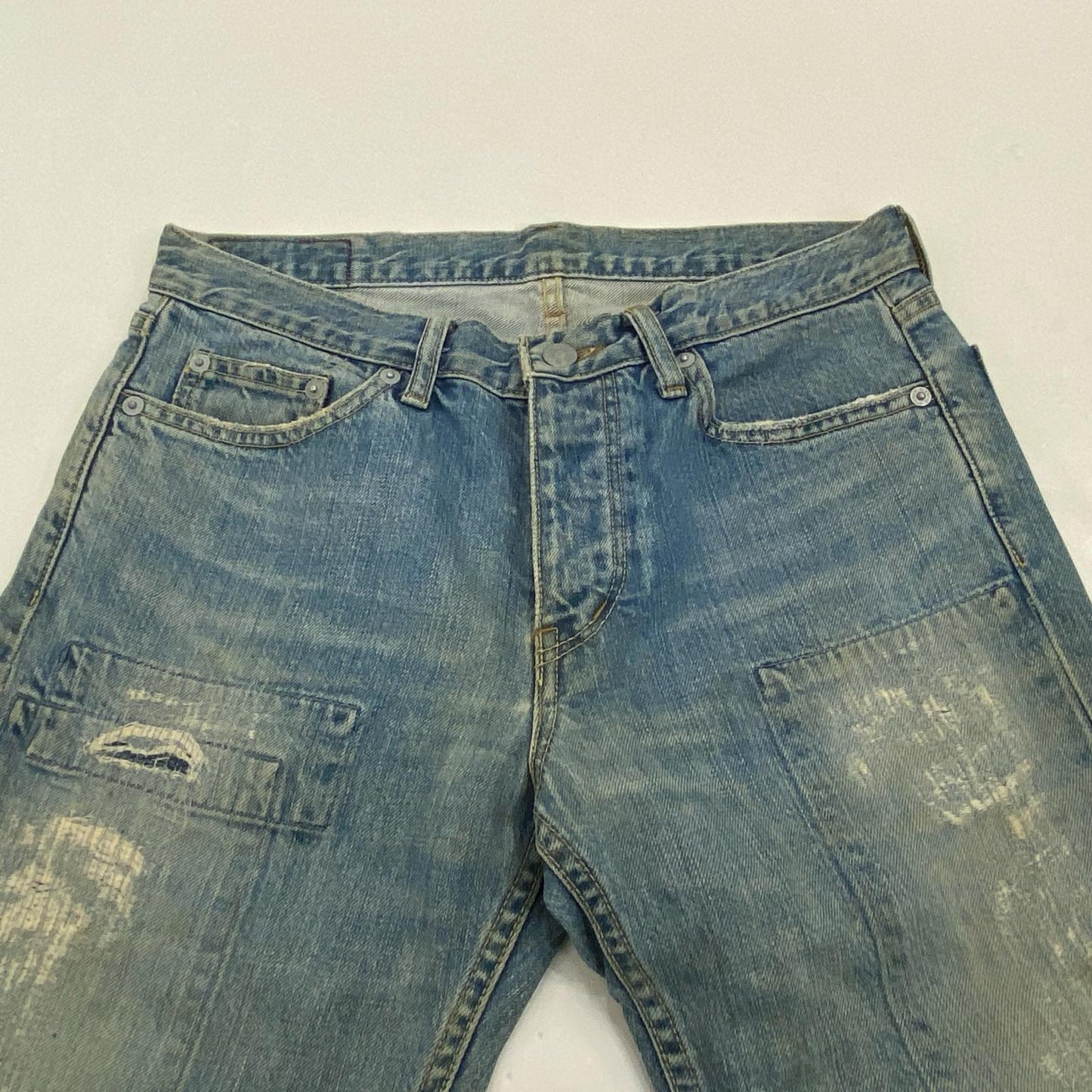 【中古】HYSTERIC GLAMOUR | ヒステリックグラマー デニムパンツ 2AP-4060 KINKY JEANS 00s W:80CM ブルー