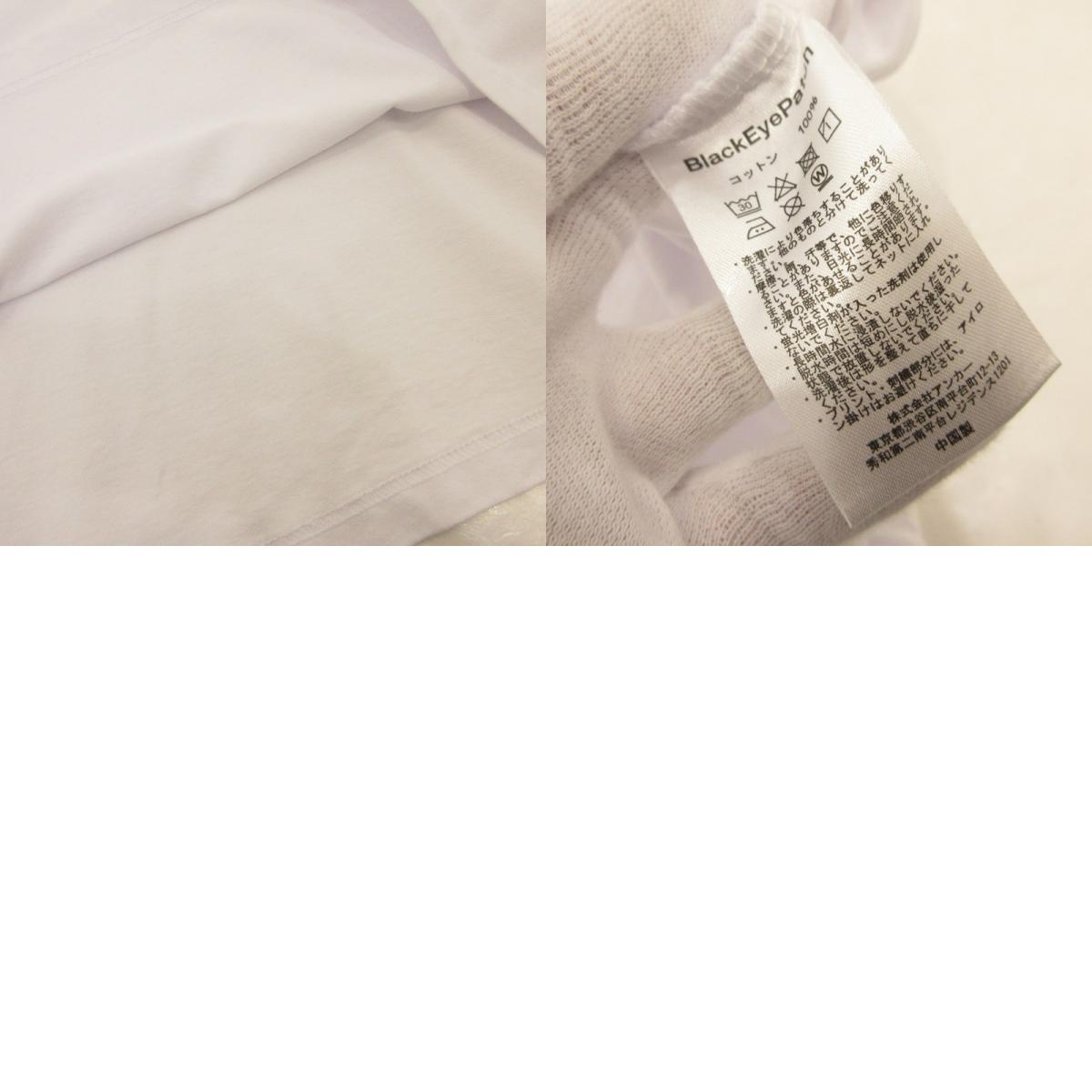 【中古】BlackEyePatch | ブラックアイパッチ KANJI DRAGON L/S TEE 長袖Tシャツ ホワイト サイズ:XL