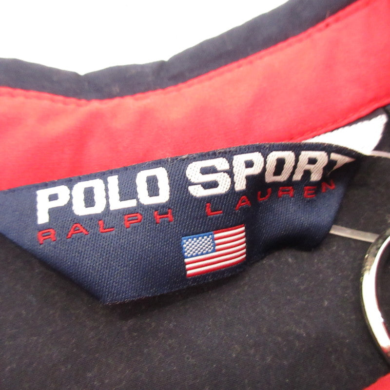 【中古】POLO SPORT RALPH LAUREN | ポロスポーツラルフローレン スイングトップ 年式:90s ネイビー サイズ:S