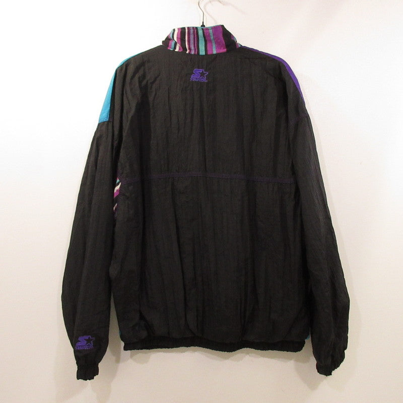 【中古】STARTER | スターター ナイロンジャケット 年式:90s マルチカラー サイズ:L