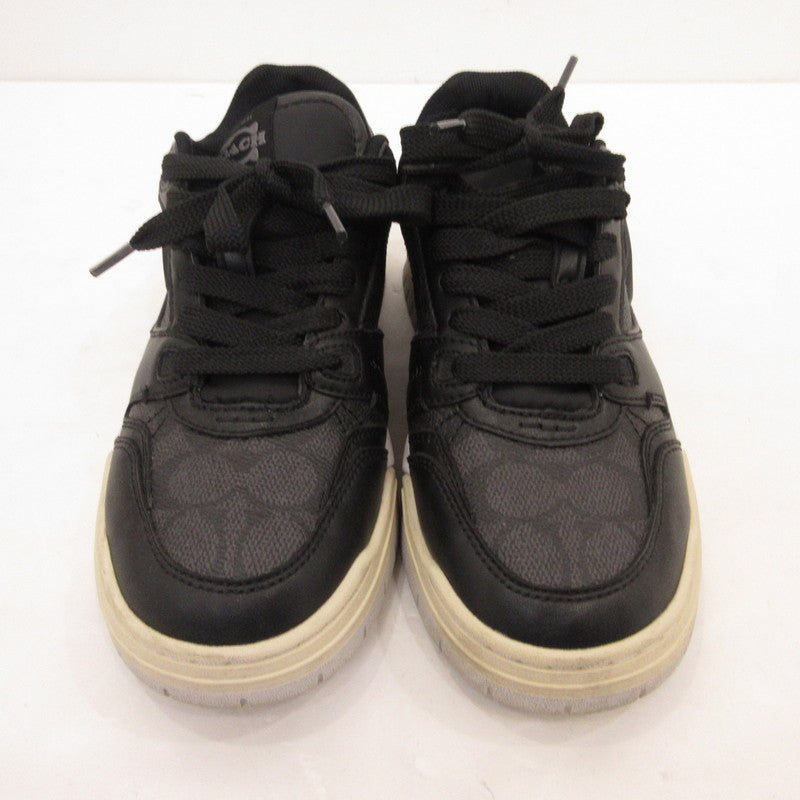 【中古】COACH | コーチ ソーホースニーカー スニーカー CAQ24 ブラック 23cm