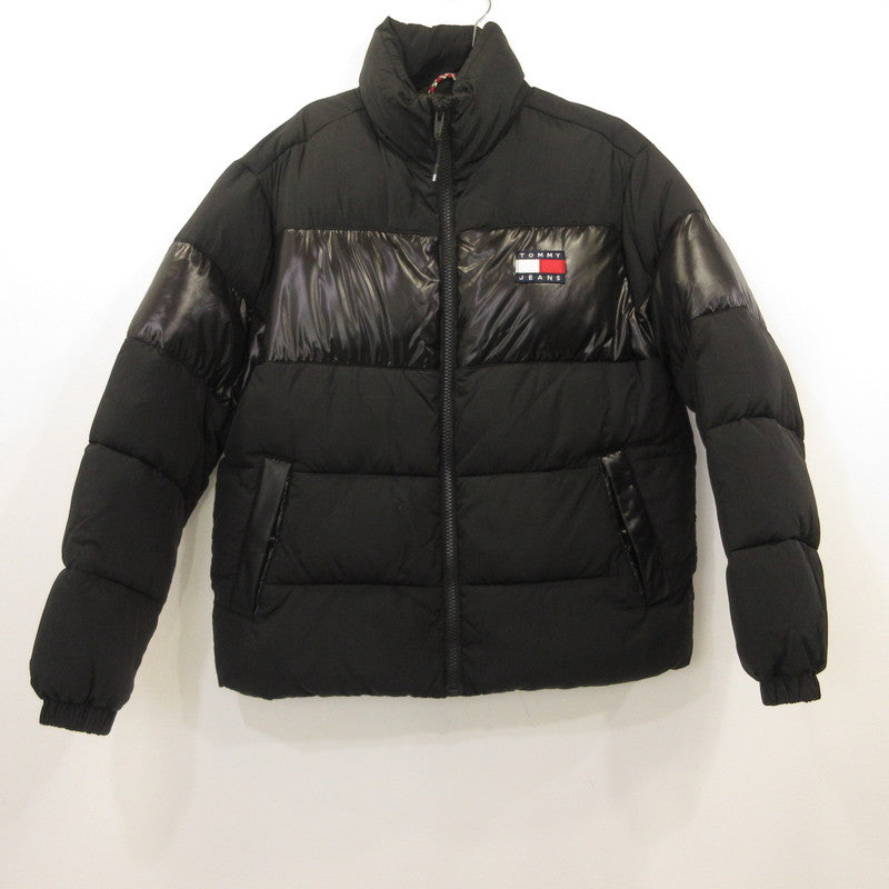 【中古】TOMMY JEANS | トミージーンズ TONAL COLORBLOCK PUFFER ダウンジャケット DM0DM11207 ブラック サイズ:S